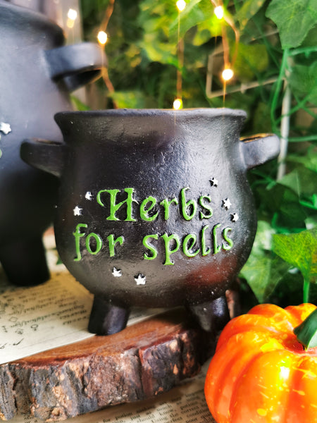 Herbs for Spells Resin Plant Pots