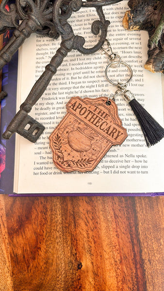Apothecary Sign Keyring