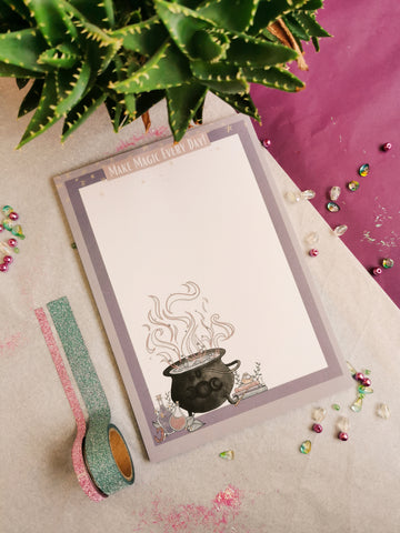 Pastel Witch A5 Notepad - 50 sheets