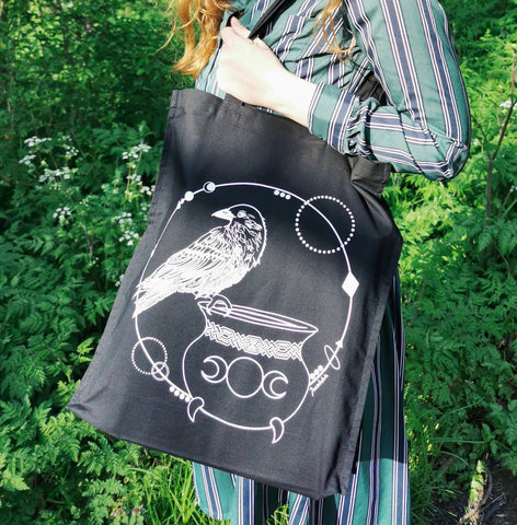 Potion Raven Tote Bag