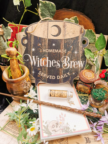 Witches Brew MDF Sign